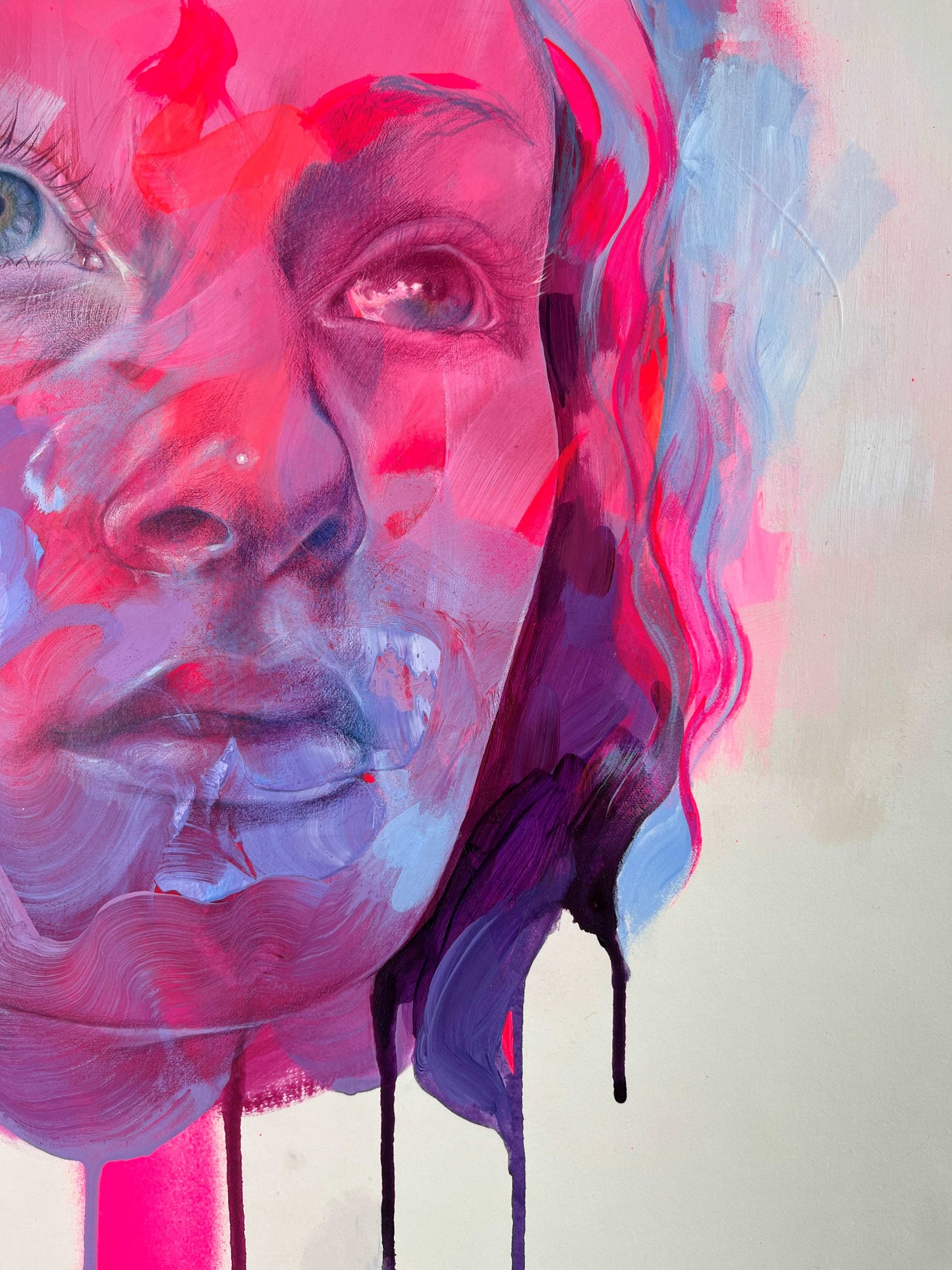 Hyper Independence, Original acrylic painting